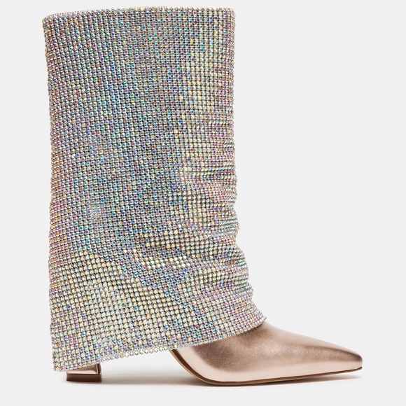 Steve Madden Sparkle Rhinestone Boots - Picture 2 of 8